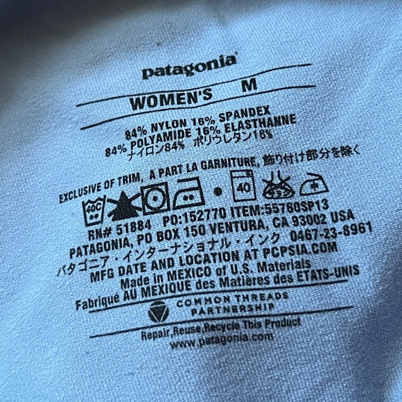Patagonia Women's Blue Apparel - Picture 4 of 6